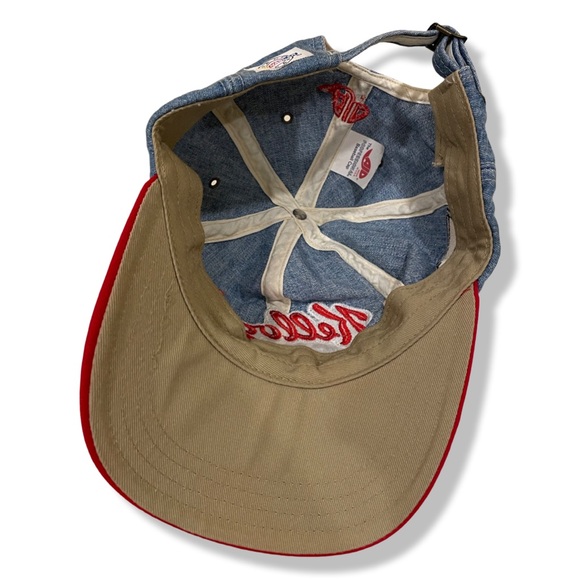 Vintage 90s Nascar Kellogg’s Corn Flakes Denim Adjustable Hat - Picture 5 of 5